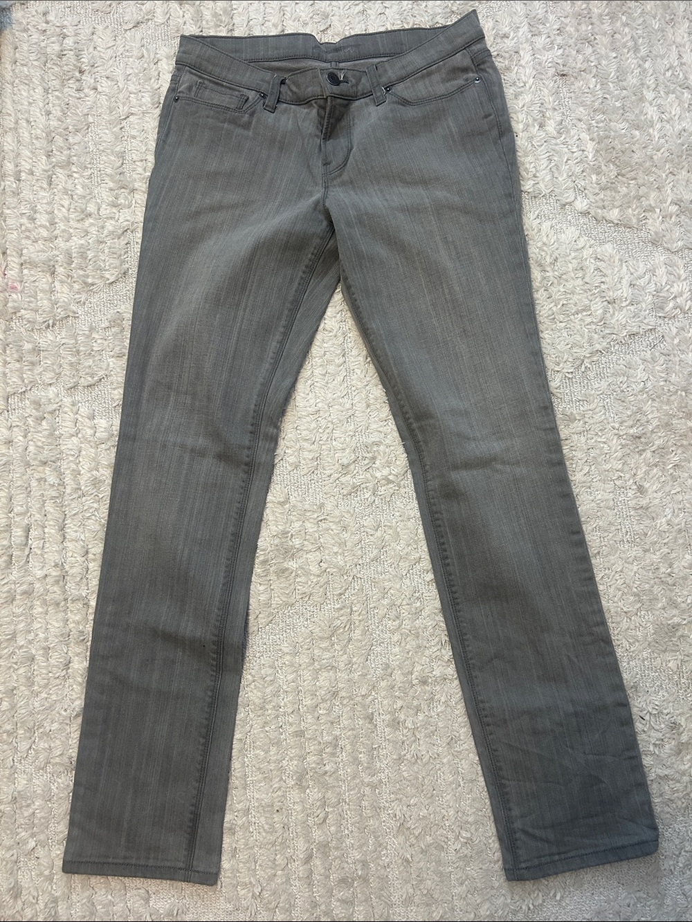 Vintage Victoria’s Secret Gray London Jean Skinny Jeans 8